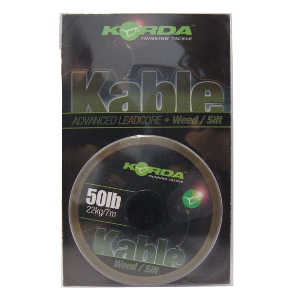 KA7WG Korda Kable Leadcore Weed Silt 7mt Free Time Mania