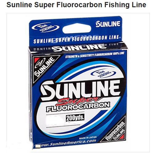 Sunline Super Fluorocarbon Fishing Line 12lb - Free Time Mania