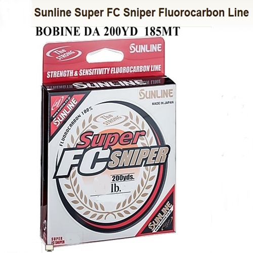 SUNLINE FLUOROCARBON LINE FC Sniper Invisible 75m 4.5lb 0.19mm